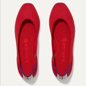 Rothy’s Square Flat Cardinal